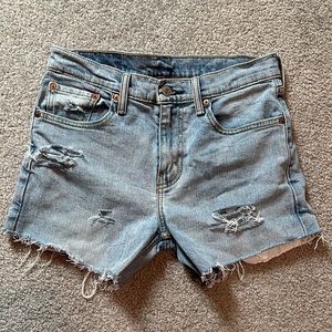 Levi’s Distressed Denim Shorts